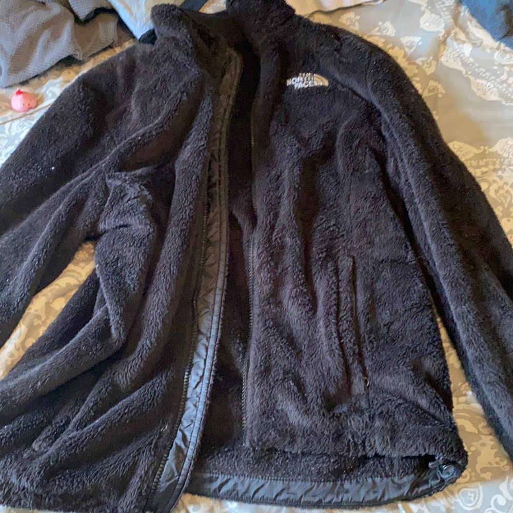 black north face jacket, size small